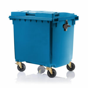 Kontener na odpady komunalne WEBER 1100 niebieski
