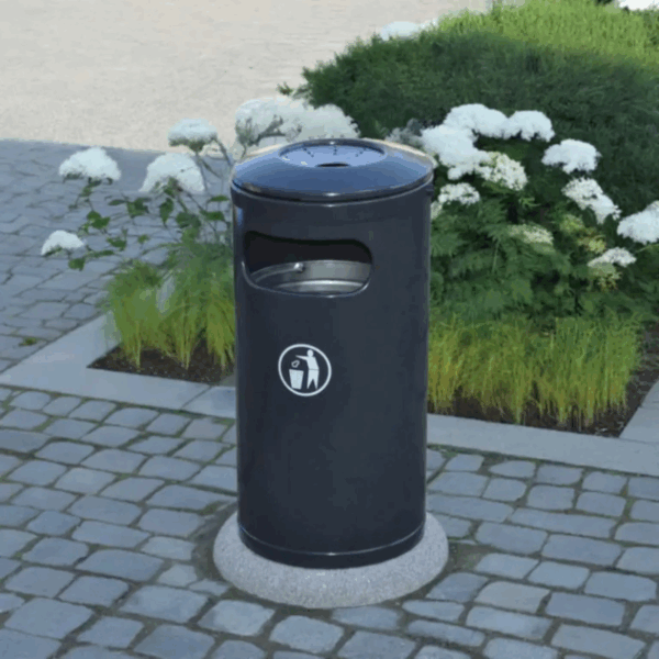 Koszopopielnica z betonową podstawą KACEDO ASH 50