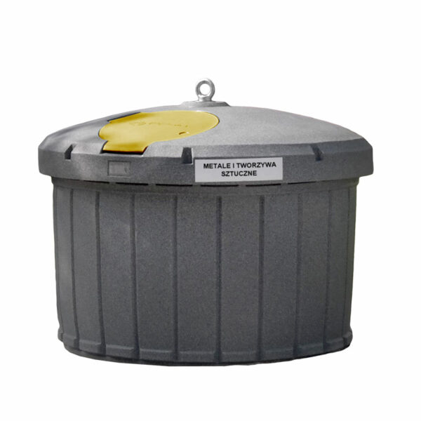 Półpodziemny pojemnik na odpady SEMI UNDER 4000 żółty