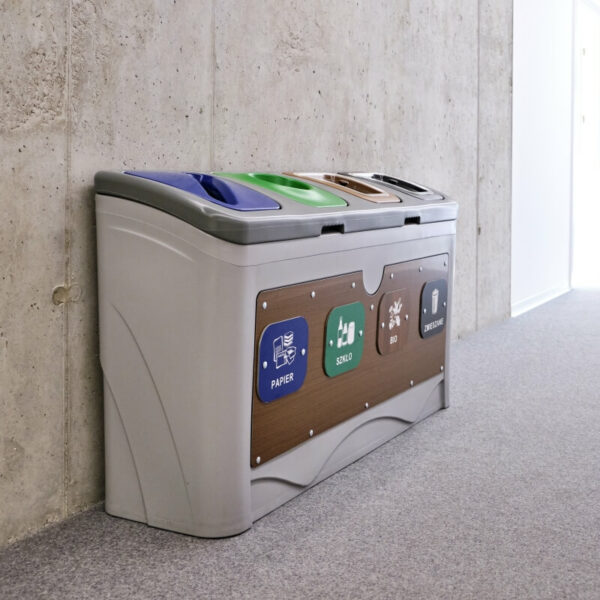 Stacja do segregacji odpadów TUDEKS 3×50 biurowiec 2