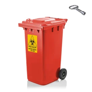 Pojemnik na odpady medyczne WEBER MED 240 czerwony
