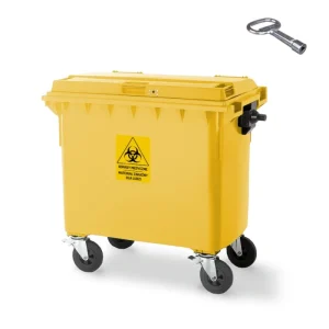 Pojemnik na odpady medyczne WEBER MED 660 żółty