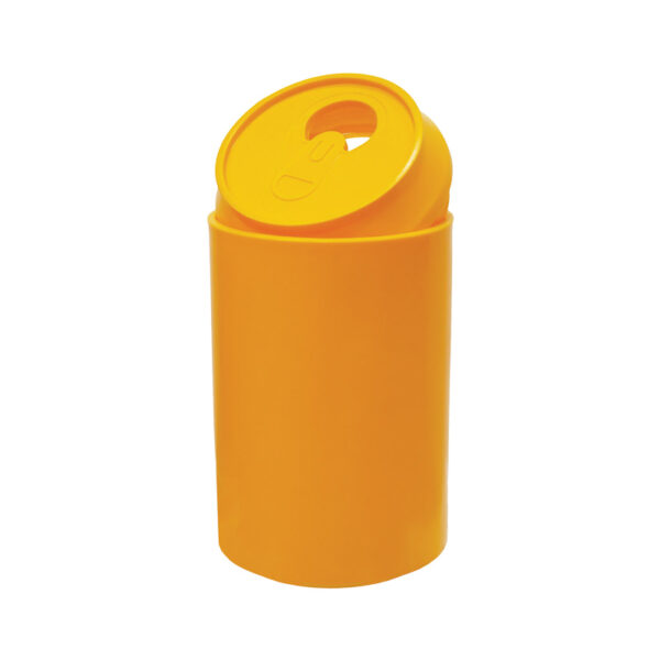 Pojemnik na zużyte puszki EKOKAN 120 żółty