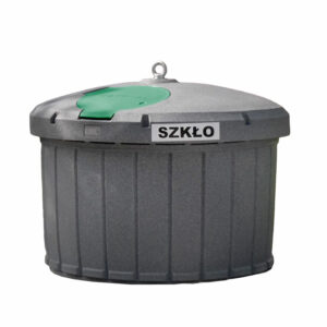 Półpodziemny pojemnik na odpady SEMI UNDER 5000 zielony