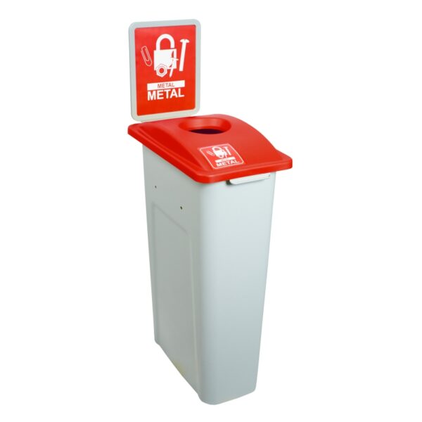 Zestaw do segregacji odpadów WASTE WATCHER 5×87 czerwony