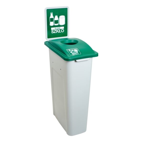 Zestaw do segregacji odpadów WASTE WATCHER 5×87 zielony