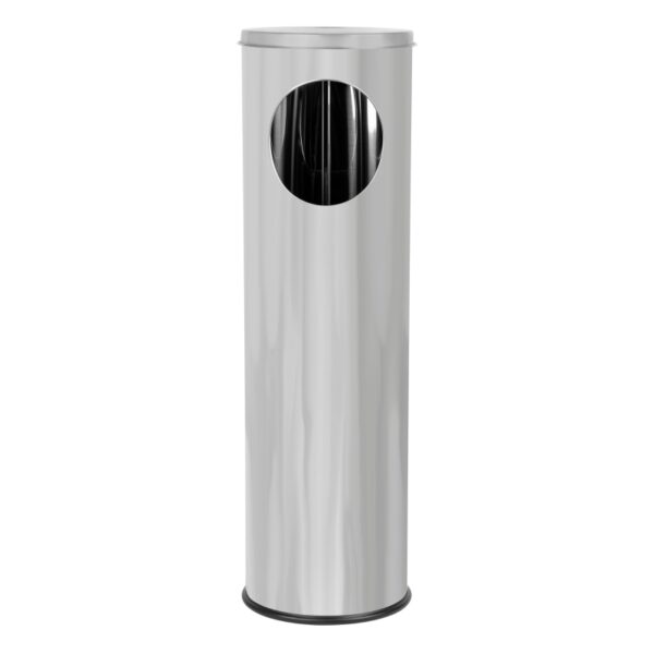 Koszopopielnica ze stali nierdzewnej CIGARETTE PILLAR INOX 15 - front