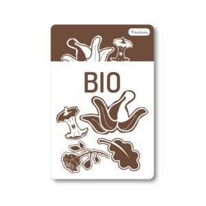 Naklejka do segregacji śmieci WLEPA PIKTO 10 x 15 cm bio