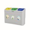 Stacja do segregacji odpadów TUDEKS MINIMAL KIDZ 3 x 50 L