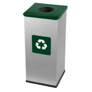 Kosz do segregacji odpadów EKO SQUARE 60 L zielony Kosz do segregacji odpadów EKO SQUARE 60 L zielony
