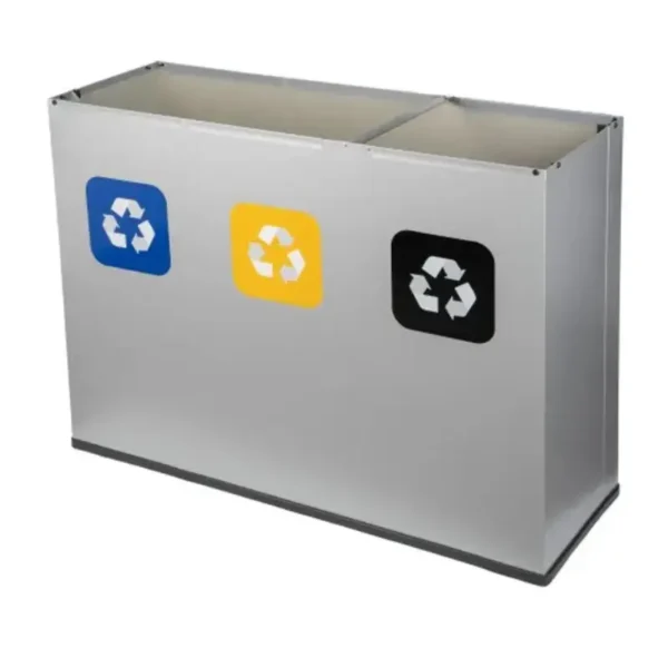 Stacja do segregacji odpadów EKO STATION 3 x 60 L