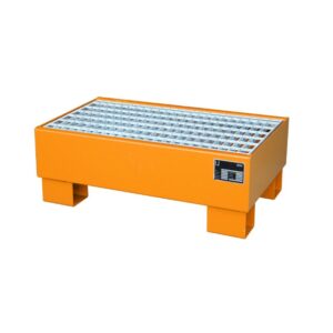 Wanna wychwytowa pod beczki 2x60 l z ocynkowaną kratą AW 60-1/M 72 L