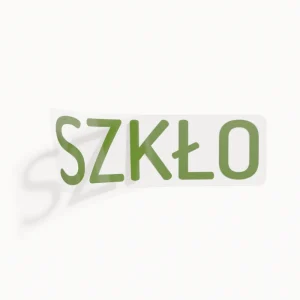 Naklejka ZLEPA KOLOR szkło