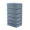 Zbiornik na deszczówkę dekoracyjny TOWER STONE 500 L szary kolor