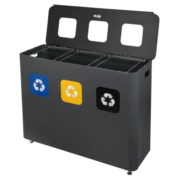 Stacja do segregacji odpadów EKO STAR STATION 3 x 60 L