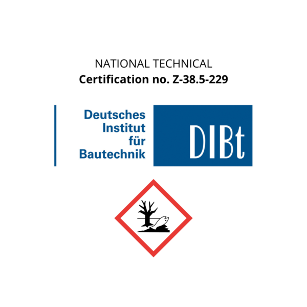 Certyfikat DIBt Z-38.5-229 - skażenie wód