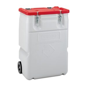 Mobilny pojemnik na materiały niebezpieczne MOBIL-BOX 170 L - pomarańczowy