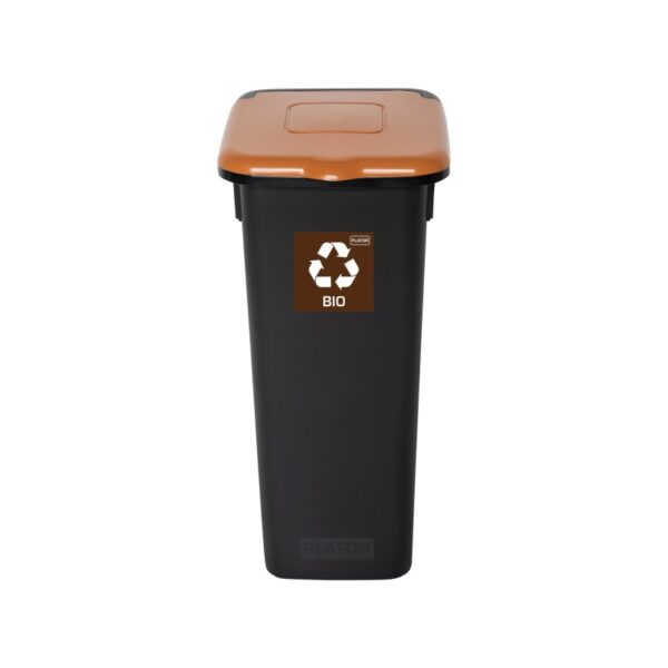 Kosz do segregacji odpadów FLAP BIN BLACK 20 L - BRĄZOWY