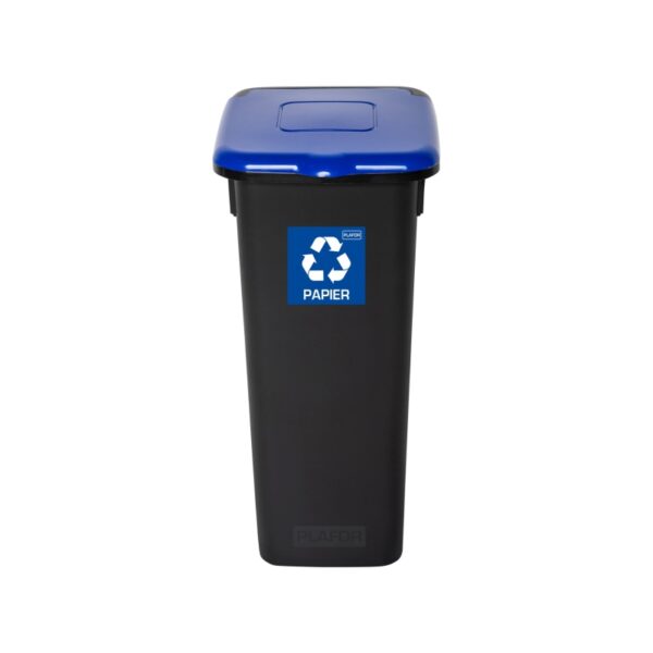 Kosz do segregacji odpadów FLAP BIN BLACK 20 L - NIEBIESKI