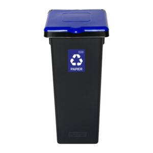 Kosz do segregacji odpadów FLAP BIN BLACK 53 L - ŻÓŁTY