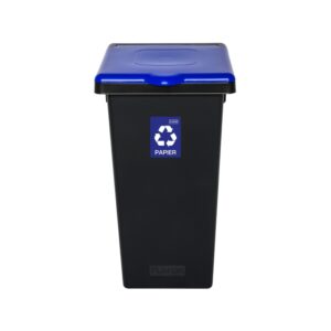 Kosz do segregacji odpadów FLAP BIN BLACK 75 L - ZIELONY