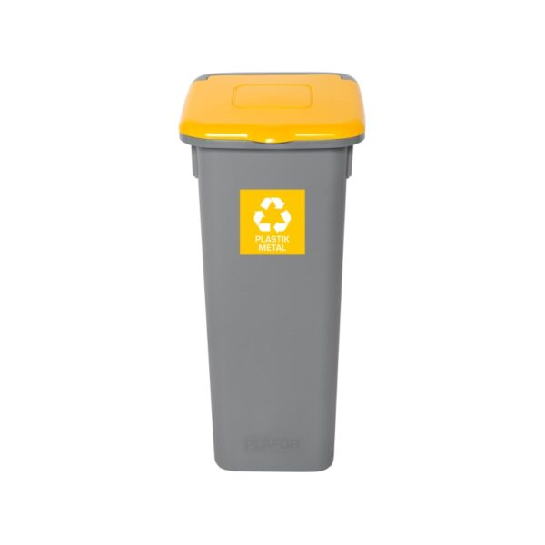 Kosz do segregacji odpadów FLAP BIN GRAY 20 L - ŻÓŁTY