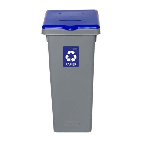 Kosz do segregacji odpadów FLAP BIN GRAY 53 L - NIEBIESKI