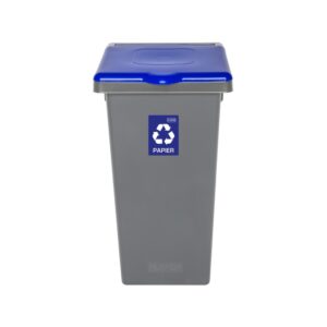 Kosz do segregacji odpadów FLAP BIN GRAY 75 L - BRĄZOWY