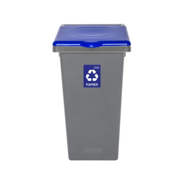 Kosz do segregacji odpadów FLAP BIN GRAY 75 L - NIEBIESKI