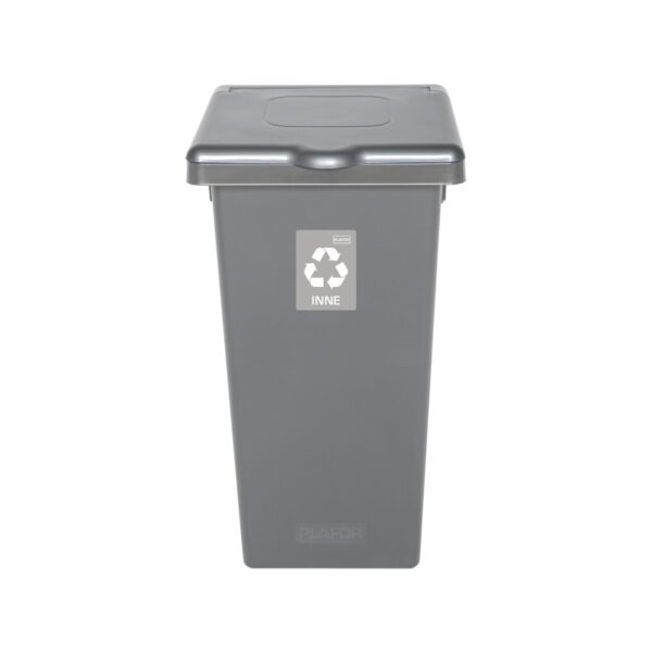 Kosz do segregacji odpadów FLAP BIN GRAY 75 L - SZARY