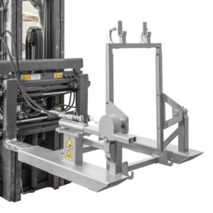 Wywrotnica hydrauliczna do pojemników na odpady 120 l do wózka widłowego MK-H 240 - szara