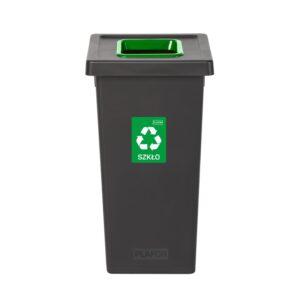 Kosz do segregacji odpadów FIT BIN BLACK 75 L - zielony
