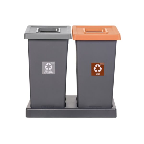 Zestaw do segregacji odpadów FIT BIN GRAY SET 2x75