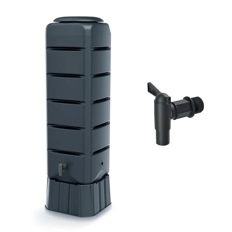 Zbiornik na wodę deszczową z podstawką TENSO 120 L - antracytowy