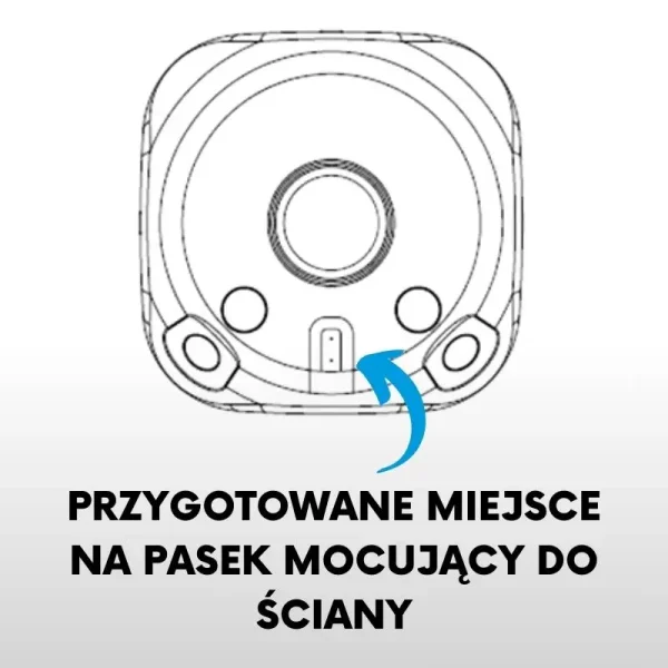 Zbiornik na wodę deszczową pionowy wąski GUBO 1000 miejsce na pasek mocujący