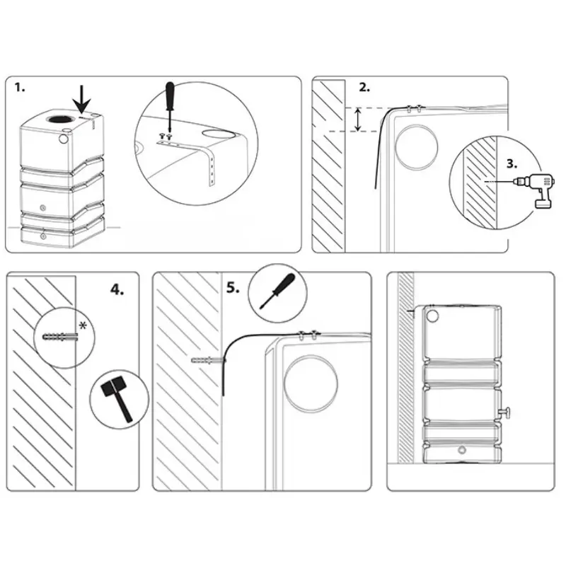 Pasek zabezpieczający zbiornik na wodę deszczową ICAN BELT