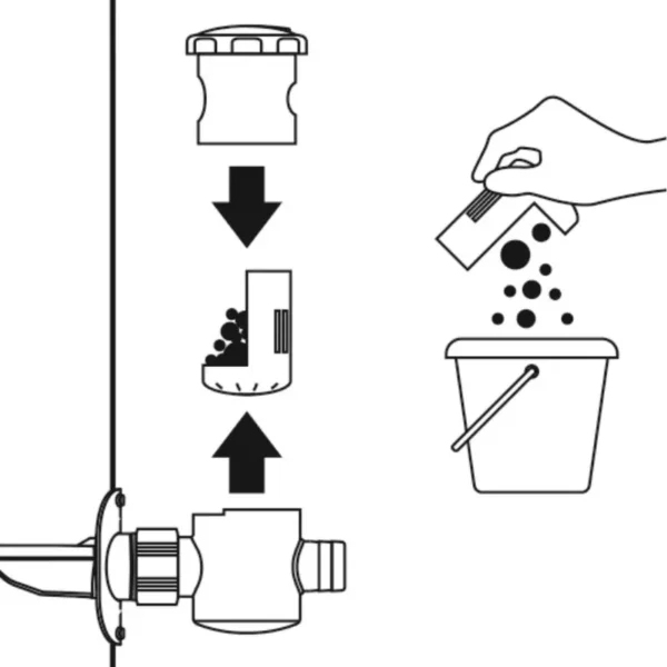 Filtr do zbieracza deszczówki TAP VALVE RCANS6 czyszczenie filtra
