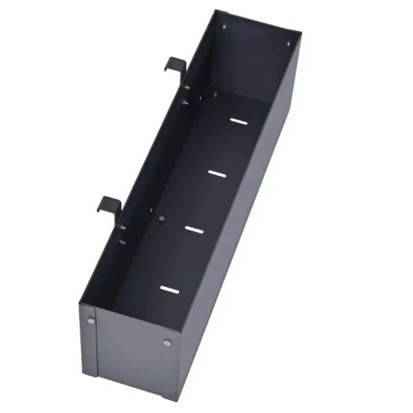 Metalowa skrzynka na kwiaty z uchwytem FLOWER BOX rzut z góry
