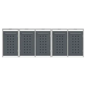Obudowa na pojemnik komunalny MODERN BOX COVER 5 x 60 240 L front