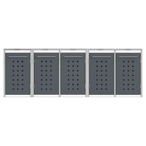 Obudowa na pojemnik komunalny MODERN BOX COVER 5 x 60 240 L front