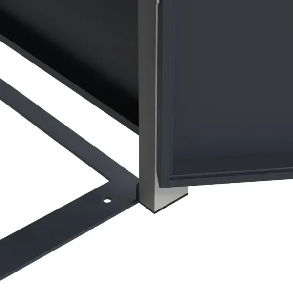 Obudowa na pojemnik komunalny MODERN BOX COVER 60 240 L detale otwory montażowe