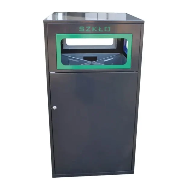Kosz do segregacji odpadów SEGRA BOX 4x70 front