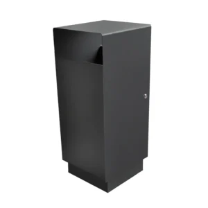Kosz wolnostojący z daszkiem URBAN BOX 70 ciemny szary