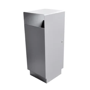 Kosz wolnostojący z daszkiem URBAN BOX 70 jasny szary