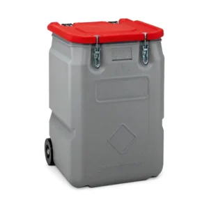 Mobilny pojemnik na materiały niebezpieczne SERVICE-BOX 250 L czerwony
