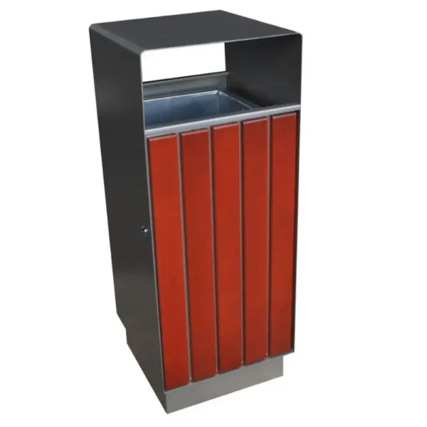 Kosz wolnostojący z daszkiem URBAN BOX WOOD 70