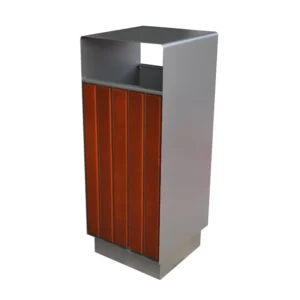 Kosz wolnostojący z daszkiem URBAN BOX WOOD 70