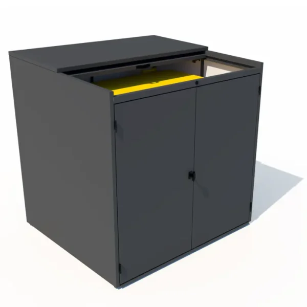 Obudowa na kontener komunalny DOT COVER 1100 L pokrywa