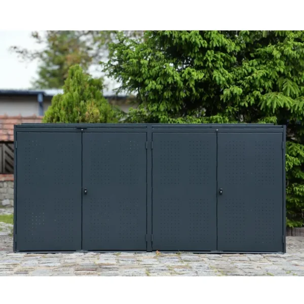 Obudowa na kontener komunalny DOT COVER 2x1100 L front