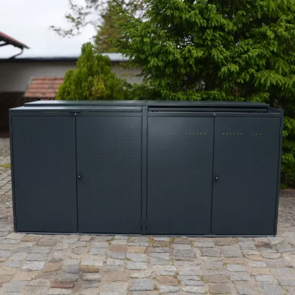 Obudowa na kontener komunalny DOT COVER 2x1100 L na kostce